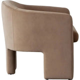 Leyah Camel Performance Velvet Accent Arm Chair by Diamond Sofa at Eve Furniture