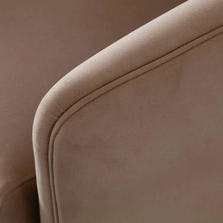 Leyah Camel Performance Velvet Accent Arm Chair by Diamond Sofa at Eve Furniture