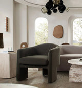 Leyah Performance Velvet Green Accent Chair by Diamond Sofa at Eve Furniture
