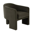 Leyah Performance Velvet Green Accent Chair by Diamond Sofa at Eve Furniture