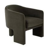 Leyah Performance Velvet Green Accent Chair by Diamond Sofa at Eve Furniture