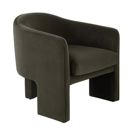 Leyah Performance Velvet Green Accent Chair by Diamond Sofa at Eve Furniture