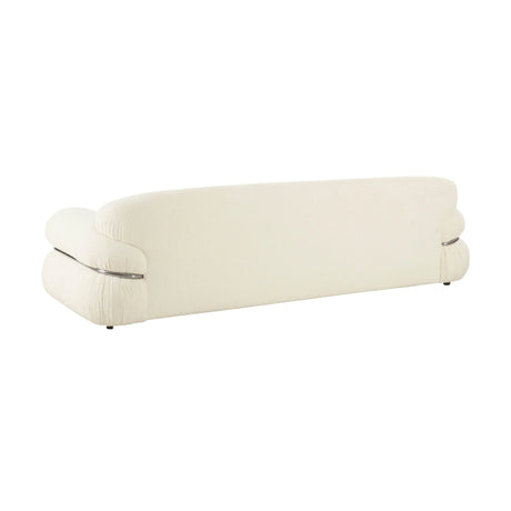 Leyla Cream Boucle Sofa by TOV Furniture at Eve Furniture