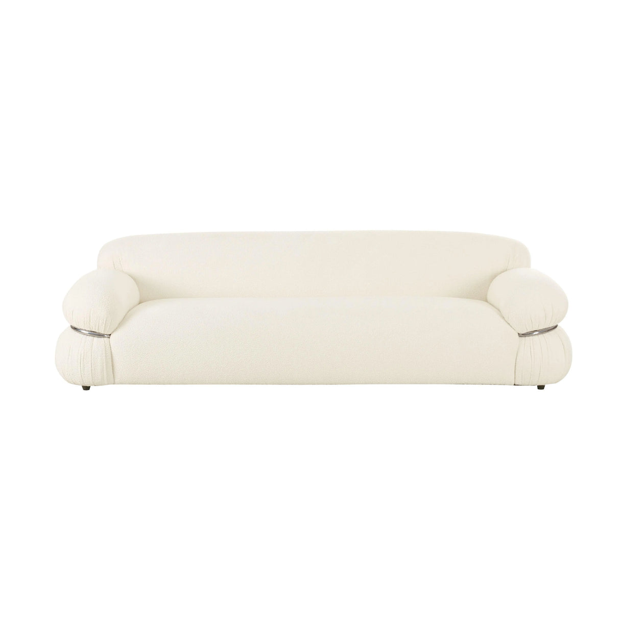 Leyla Cream Boucle Sofa by TOV Furniture at Eve Furniture