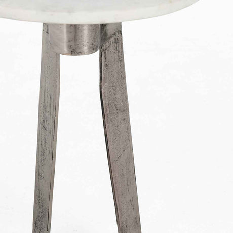 Leyton Accent Table - White Marble by Classic Home at Eve Furniture
