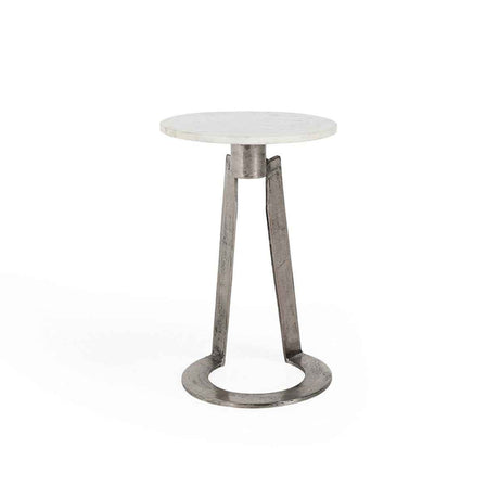 Leyton Accent Table - White Marble by Classic Home at Eve Furniture