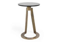 Leyton Black Marble Accent Table by Classic Home at Eve Furniture