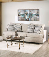 Leytonstone Cream Sofa & Loveseat by Furniture of America at Eve Furniture