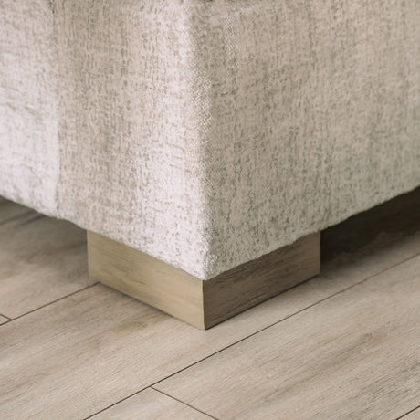 Leytonstone Cream Sofa & Loveseat by Furniture of America at Eve Furniture