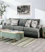 Leytonstone Gray Sofa & Loveseat by Furniture of America at Eve Furniture
