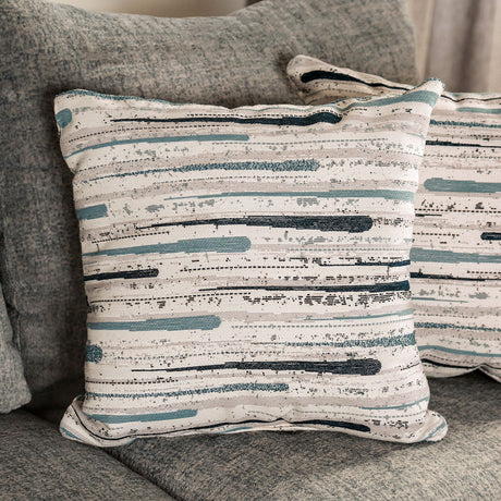 Leytonstone Gray Sofa & Loveseat by Furniture of America at Eve Furniture