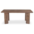 Lia Dark Brown Dining Table by MOES at Eve Furniture