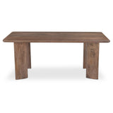 Lia Dark Brown Dining Table by MOES at Eve Furniture