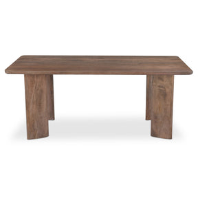 Lia Dark Brown Dining Table by MOES at Eve Furniture