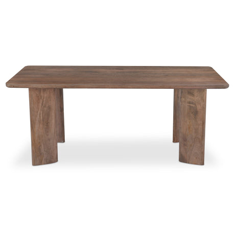 Lia Dark Brown Dining Table by MOES at Eve Furniture