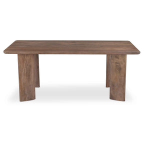 Lia Dark Brown Dining Table by Moe's Home at Eve Furniture