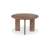 Lia Dark Brown Round Dining Table by Moe's Home at Eve Furniture