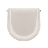 Lia Dining Armchair in Cream by Manhattan Comfort at Eve Furniture
