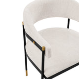Lia Dining Armchair in Cream (Set of 2) by Manhattan Comfort at Eve Furniture