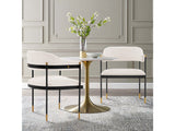 Lia Dining Armchair in Cream (Set of 2) by Manhattan Comfort at Eve Furniture