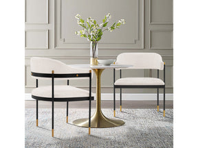 Lia Dining Armchair in Cream (Set of 2) by Manhattan Comfort at Eve Furniture