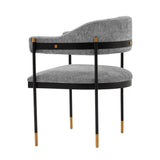 Lia Dining Armchair in Grey by Manhattan Comfort at Eve Furniture
