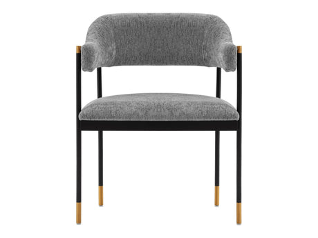 Lia Dining Armchair in Grey by Manhattan Comfort at Eve Furniture