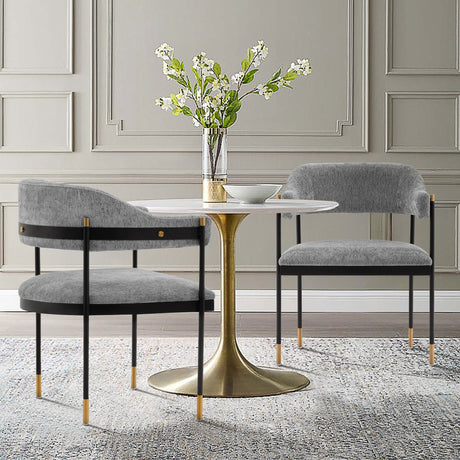 Lia Dining Armchair in Grey (set of 2) by Manhattan Comfort at Eve Furniture