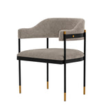 Lia Dining Armchair in Stone by Manhattan Comfort at Eve Furniture