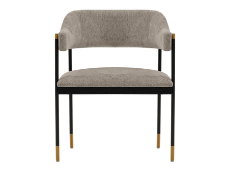 Lia Dining Armchair in Stone by Manhattan Comfort at Eve Furniture