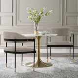 Lia Dining Armchair in Stone (set of 2) by Manhattan Comfort at Eve Furniture