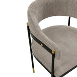 Lia Dining Armchair in Stone (set of 2) by Manhattan Comfort at Eve Furniture