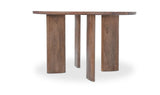 Lia Round Dining Table Dark Brown by Moe's Home at Eve Furniture