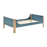 Liam Blue/Natural Twin Platform Bed by Homelegance at Eve Furniture