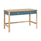 Liam Blue/Natural Writing Desk by Homelegance at Eve Furniture