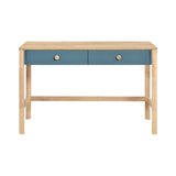 Liam Blue/Natural Writing Desk by Homelegance at Eve Furniture