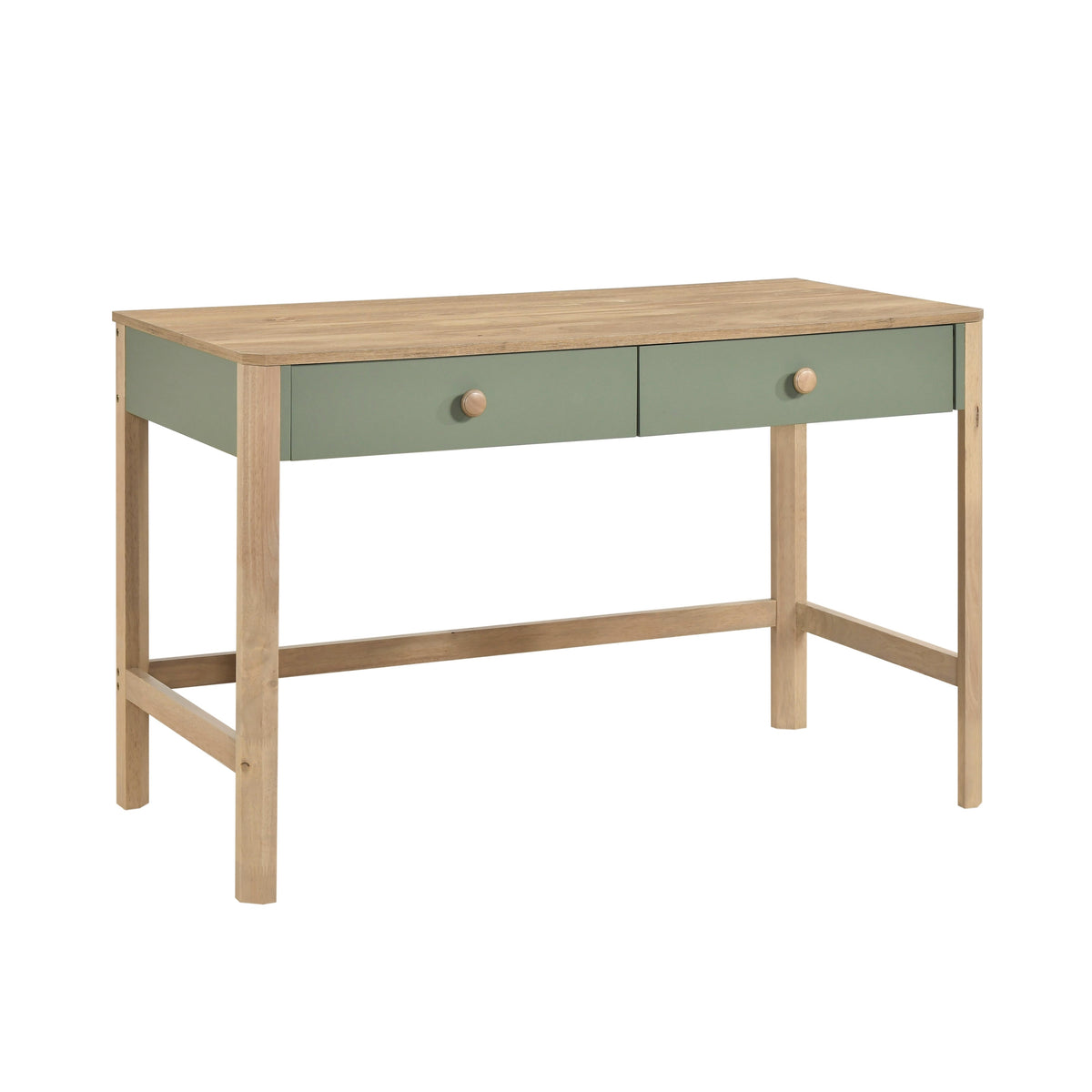 Liam Green/Natural Twin Low Loft Bed by Homelegance at Eve Furniture