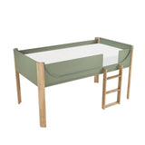 Liam Green/Natural Twin Low Loft Bed by Homelegance at Eve Furniture