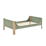 Liam Green/Natural Twin Platform Bed by Homelegance at Eve Furniture