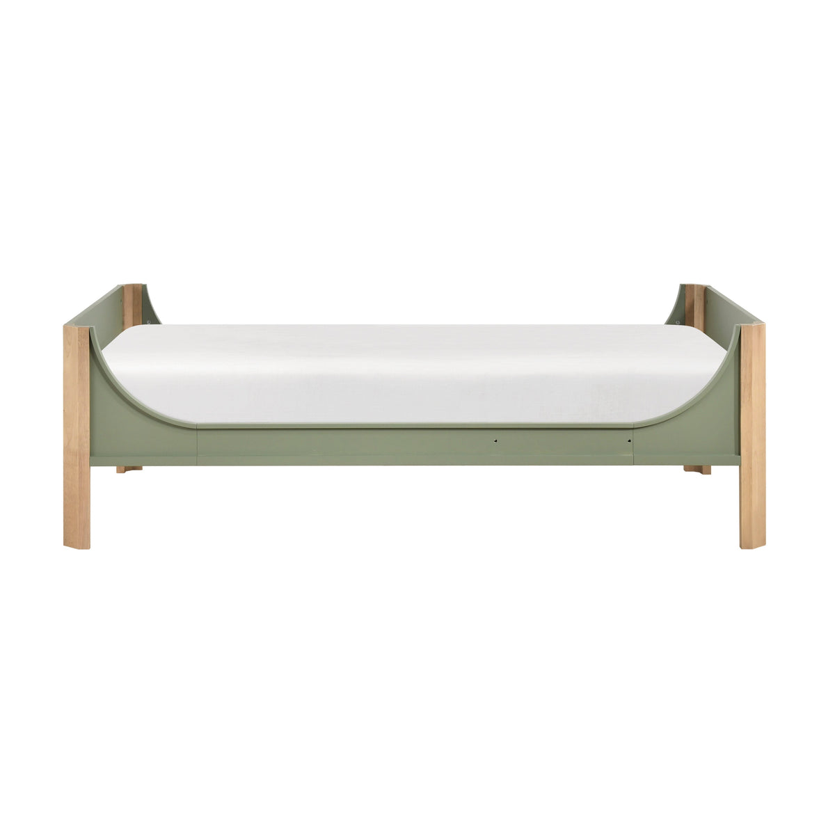 Liam Green/Natural Twin Platform Bed by Homelegance at Eve Furniture