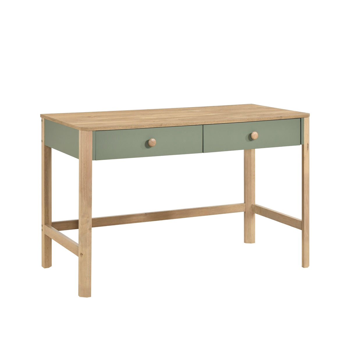 Liam Green/Natural Writing Desk by Homelegance at Eve Furniture