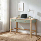 Liam Green/Natural Writing Desk by Homelegance at Eve Furniture