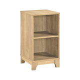 Liam Natural Bookcase with 2 Shelves by Homelegance at Eve Furniture