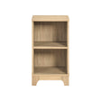 Liam Natural Bookcase with 2 Shelves by Homelegance at Eve Furniture