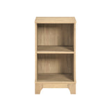 Liam Natural Bookcase with 2 Shelves by Homelegance at Eve Furniture
