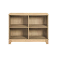 Liam Natural Bookcase with 4 Shelves by Homelegance at Eve Furniture