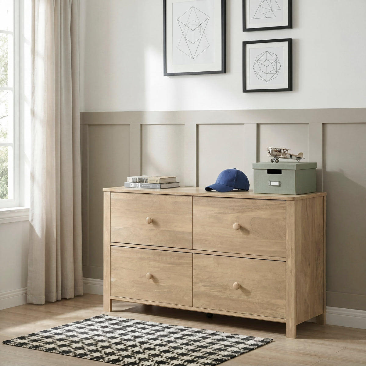 Liam Natural Dresser by Homelegance at Eve Furniture