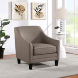 Liam Camel Upholstered Sloped Arm Accent Club Chair