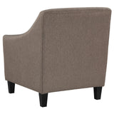 Liam Camel Upholstered Sloped Arm Accent Club Chair