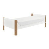 Liam White/Natural Twin Platform Bed by Homelegance at Eve Furniture
